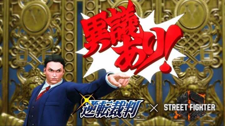 Street Fighter 6 × Ace Attorney Trailer quảng bá Pass tháng Ba