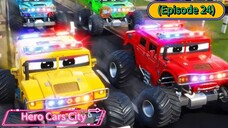 Hero Cars City (Episode 24) The Rising Heat Squad!