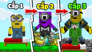 Minecraft Bedwars, Nâng Cấp Minion Siêu Vip Được Vũ Khí Hacker Và TNT Minion Troll Noob Team