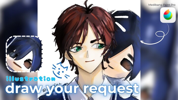 #KompetisiKreasiUnggahan7 || Draw Your Request || Speedpaint || Eren Yeager