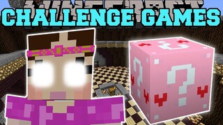 Minecraft: GIANT JEN CHALLENGE GAMES - Lucky Block Mod - Modded Mini-Game