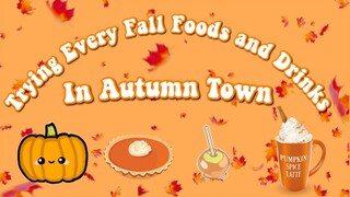 Trying Every Fall Food and Drinks in Royale High Autumn Town so you don’t have to!