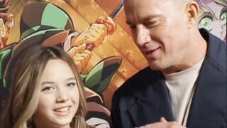Channing Tatum and his daughter went to see the movie "Demon Slayer: Infinity"