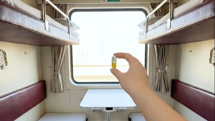 Libur Imlek pulang kampung, kapsul kompresi mana yang paling kamu inginkan? ASMR