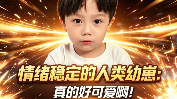 ทำไมถึงมีเด็กมนุษย์ที่น่ารักและอารมณ์มั่นคงแบบนี้ด้วยนะ! (แหล่งที่มาของภาพอยู่ตรงมุมขวาบน~)