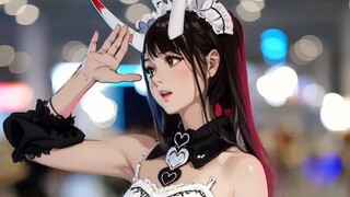 Komandan, Noshiro ada di sini! (Animasi AI) |.Meng Chengcheng_ |