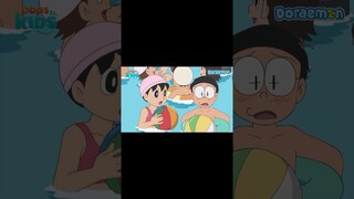 Khi nobita cùng các bạn không có chỗ bơi và cái kết 😍😍😍