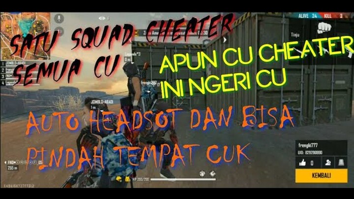 KETUMU CHEATER AUTO HEADSOT DAN BISA PINDAH TEMPAT CUK GIMANA INI GARENA FREE FIRE