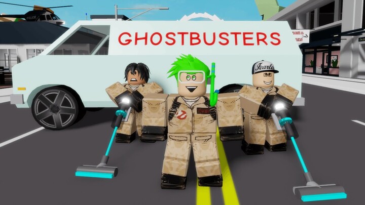 GHOSTBUSTERS IN BROOKHAVEN! (Roblox)