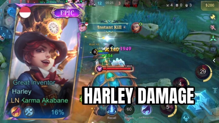 HARLEY DAMAGE