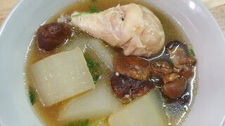 ต้มฟักมะนาวดอง Chicken and Ash gourd with preserved lime soup | Thai Food - Mai's Kitchen