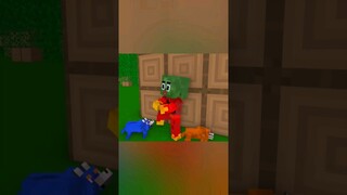 Monster School:-Zombie Love Animal. And Animal Save Zombie. #minecraft #animation #gaming #shorts
