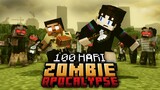 100 hari minecraft zombie apocalypse indonesia