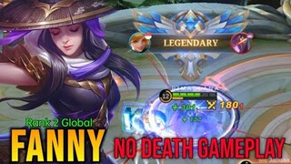 Fanny No Death Gameplay Top 2 Global Fanny - MLBB