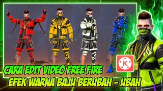 CARA EDIT VIDEO FREE FIRE EFEK BAJU BERUBAH WARNA SLOWMO VIRAL
