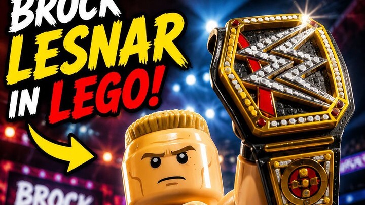 😱 WHAT IF BROCK LESNAR WAS A LEGO CHARACTER?! 🧱🔥