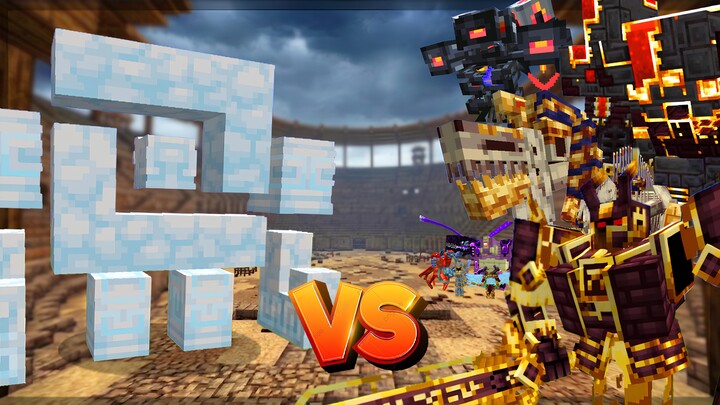 Minecraft: Cumulonimbus Vs L_Ender 's Cataclysm - Batalha De Mobs (Mob Battle) | 1.20.1