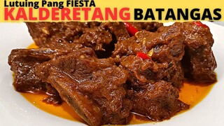 KALDERETANG BATANGAS | Kalgeretang Batangas | Kalderetang Baka BATANGAS Style |Beef Caldereta Recipe