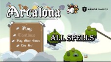 Old Flash Game: Arcalona All Spells