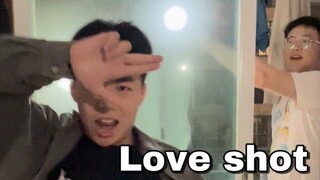 Phiên bản thợ điện, màn trình diễn ánh sáng ký túc xá "Love shot", các công nhân quá tuyệt vời! ! !