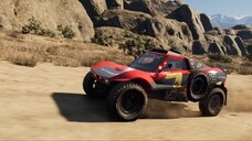 Car MD Optimus Evo 4 in Dakar Desert Rally. MD rallye sport