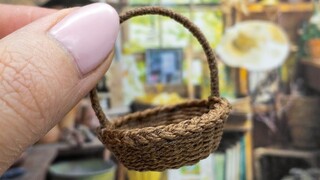 Tutorial Miniatur Keranjang (Aksesori Rumah Boneka)