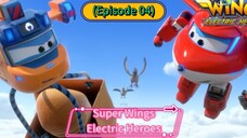 Super Wings Electric Heroes (Episode 04) The Baguette Bread Train