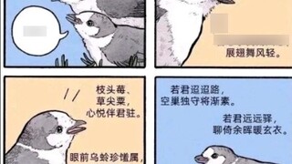 Khi các bạn cùng bay, những chiếc lông cũ lại trở thành mới.