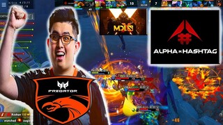 NEW TNC PREDATOR vs Alpha x Hashtag - Highlights | MDL Chengdu Major SEA Qualifier