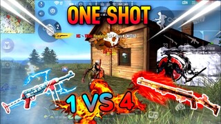 [Speed FreeFire] One Shot M1014 1 Vs 4 Và Sự Trở Lại Của Ác Quỷ MP40 Giáng Sinh