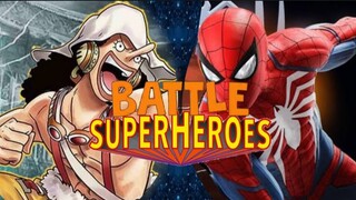 Moment Kocak Usopp One Piece VS Spiderman❗Battle Of Superheroes Multiverse