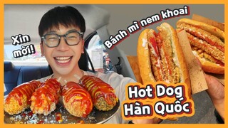 Lên xe ăn HOT DOG HÀN QUỐC và BÁNH MÌ NEM KHOAI siêu ngon!