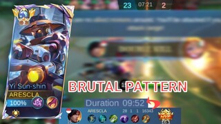 BRUTAL PATTERN YSS MENIT 7 LEVEL 15 SAVAGE 2 KALI & END MENIT 9 16K GOLD
