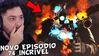 NUNCA OLHE o FIM DO TITAN CAMERAMAN em SKIBIDI TOILET SOZINHO (Novo Episódio 74) - NightExtreme