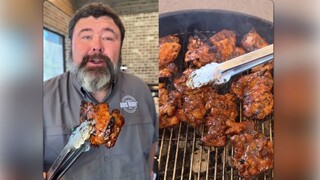 YouTube BBQ Brother: Boneless Crispy-Skin Smoked Honey-Glazed Chicken Thigh