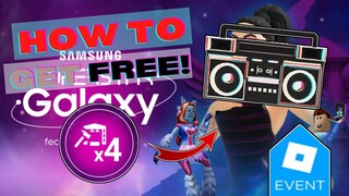 [ROBLOX EVENT 2022!] How to get Glitch Boombox in Samsung Superstar Galaxy!