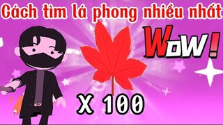 Hướng dẫn thu thập sự kiện lá phong nhiều nhất playtogether
