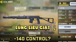 COD Mobile | SÚNG GIẬT NHẤT GAME XUẤT HIỆN: -140 CONTROL LIỆU CÓ LÀM KHÓ ĐƯỢC GAME THỦ???