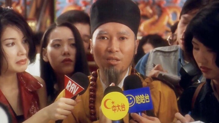 这个老和尚真是太抢戏了！不得不说星爷的每个配角都太搞笑了！