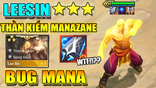 LEESIN 3 SAO BUG MANA LIÊN HOÀN SÚT VỚI ITEM THẦN KIẾM LỖI NHẤT ĐTCL