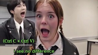 打扮成韩国kpop出圈表情包: