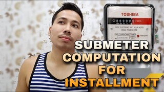 INSTALLMENT COMPUTATION PARA SA SUBMETER NGAYONG GCQ - ELECTRIC BILL COMPUTATION