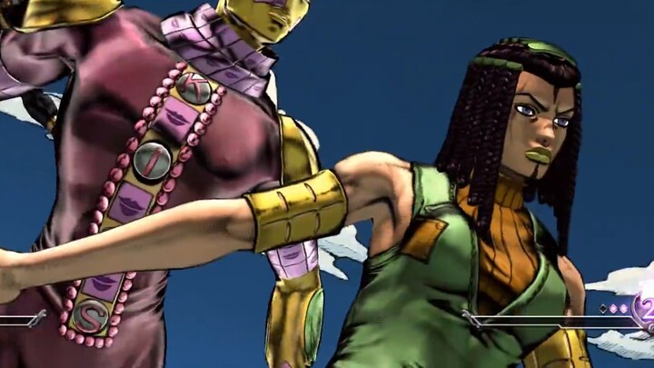 JOJO: Costillo VS Enrique Pucci, split the priest's head in two