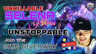 UNKILLABLE SELENA | HEX GAMEPLAY | SKIN GIVEAWAY WATCH FULL VIDEO | AKOSIDOGGIE LIVESTREAM