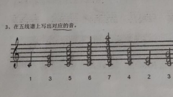 当一名音乐天才在考试时······