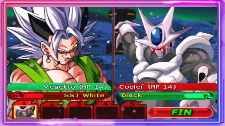 VEGETTO SSJ WHITE VS COOLER BLACK - DB MOD ANDROID GAMEPLAY