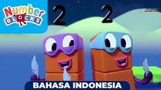 Dua Yang Mengerikan [S1E13] | Numberblocks (Bahasa Indonesia)