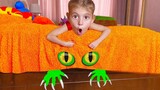 Five Kids Monster under my bed story