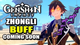 Zhongli Changes Coming in Genshin Impact 1.3 & Geo Shield Buffs