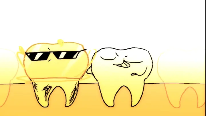 I knew I didn't want big golden teeth!